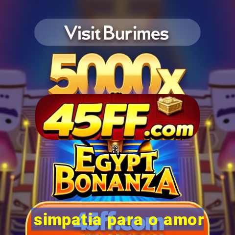 simpatia para o amor